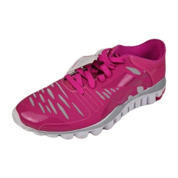 Reebok Realflex Fusion Track Women Shoes Training Running Pink - Picture 1 of 9
